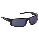 Custom Blue Mirror Lens W/ Black Framecontemporary Style Safety Glasses / Sun Glasses