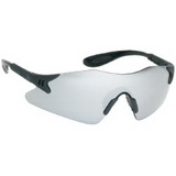 Custom Silver Mirror Lens With Black Framestylish Single-Piece Lens Safety Glasses / Sun Glasses