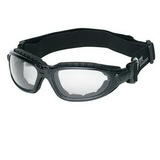 Custom Clear Lens Sporty Safety Goggles With Foam Padding Seal
