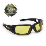 Custom Amber Anti-Fog Lens W/ Black Frametrooper Style Premium Safety Glasses / Sun Glasses