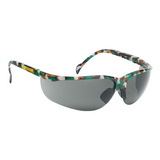 Custom Gray Lens With Camo Framewrap-Around Safety Glasses / Sun Glasses