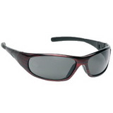 Custom Gray Lens With Red Framesports Style Safety Glasses / Sun Glasses