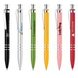 Custom Click-Action Aluminum Slim & Colorful Design Ballpoint Pen