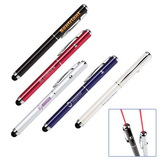 Custom 2 in 1 Soft-Touch Stylus And Laser Pointer