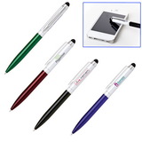 Custom Aluminum Ballpoint Pen With Soft-Touch Stylus Tip