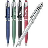 Custom Twist Action Chrome Plated Brass With Lacquer Coated Finish Ballpoint Pen