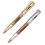 Custom Brass/Bamboo Bullet Ballpoint Pen With Rifle Clip, Price/piece
