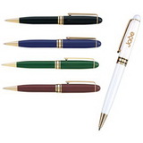 Custom Brass Construction With Glisten Color Ballpoint Pen