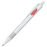 Custom Solid Brass Barrel In Satin Chrome Finish Ballpoint Pen