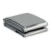 Blank Metallic & Polyester Fabric Emergency Blanket
