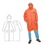 Custom Pvc/Polyester 2-Piece Orange Raincoat, Price/piece