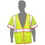 Blank Class 3 Compliant Highlight Mesh Safety Vest W/ Sleeves, Price/piece