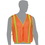 Blank Orange Mesh Safety Vest With Stripes, Price/piece