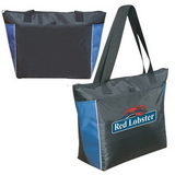 Custom 1089 70D Nylon/Rip-Stop Nylon Carry All Insulated Cooler Tote, 15-1/2 L x 13-1/2 H x 6 D