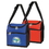 Custom 1130 600D Polyester Dual Compartment Lunch Cooler, 9 L x 10-1/2 H x 6-1/2 D, Price/piece