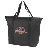 Custom 1909 600D Polyester Jumbo insulated Cooler Tote, 25 L x 18 H x 8 D
