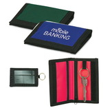 Custom 3015 420D Nylon Keychain Bi-Fold Wallet, 4-3/4L x 3H