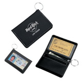 Custom 3021 Leatherettd ID/Card Holder Key Chain, 3L x 4-1/2H x 1/2D