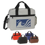 Custom 4148 600D Polyester Briefcase, 15 L x 12 H x 3.5 D