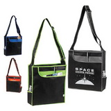 Custom 4216 90gsm non-woven fabric Multi-Function Shoulder Tote, 15 L x 16 H x 5 D
