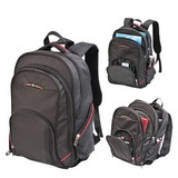 Custom 6099 1680D Polyester Safeguard Compu-Backpack, 13L x 17H x 6D