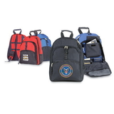 Custom 6224 600D Polyester All Purpose Backpack, 14L x 17-1/2H x 8D