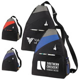 Custom 6281 600D Polyester Slope Sling Pack (with iPod Outlet), 12L x 17-1/2H x 6D