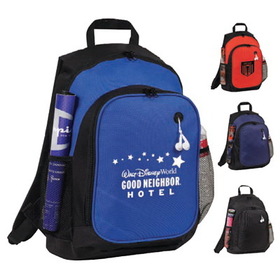 Custom 6293 600D Polyester Advent Backpack, 13L x 18H x 6-1/2D