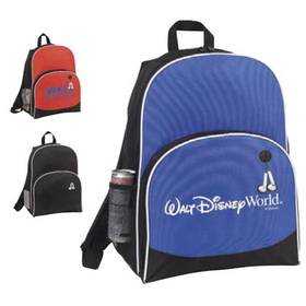 Custom 6295 600D Polyester School Fun Backpack, 12-1/2L x 16H x 6D