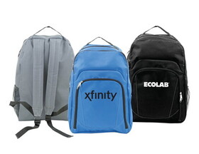 Custom 6806 600D Polyester with Vinyl Back Xpression Backpack
