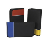 Custom 8009 600D Polyester Color Accent 48-CD Case, 6-1/4 L x 11-1/4 H x 1-3/4 D