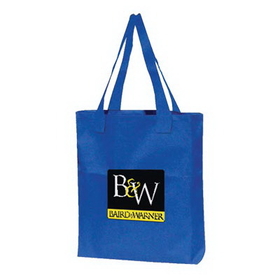 Custom 9001 600D Poly-Canvas Gusset Tote, 14 L x 16 H x 3 D