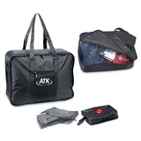Custom 9248 Rip Stop Nylon Fold-Away Travel Bag w/Zipper Storage Pouch, 20 1/2L x 15 1/4H x 5 1/2D