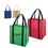 Custom 9299 90gsm non-woven fabric Reusable Two Tone Grocery Tote, 12-1/2 L x 13-3/4 H x 8-1/2 D, Price/piece