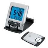Custom CK1205 Travel Alarm Clock with EL Light, 4L x 2-1/2H x 3/4D