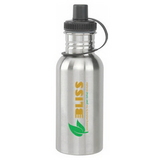 Custom DW1102 18 oz. Stainless Steel Water Bottle, 2-7/8 W x 8-3/4 H