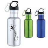 Custom DW1110 17 oz. Jogger's Stainless Steel Water Bottle, 2-9/10 W x 7-1/2 H