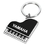 Custom KC1201 Metal Piano Shape Key Chain, 1-1/2L x 1-1/2H x 3/16D, Price/piece