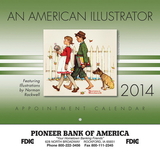Custom 2001 An American Illustrator Wall Calendar - Stapled