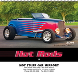 Custom 265 Hot Rods Wall Calendar - Spiral
