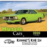 Custom 270 Muscle Cars Wall Calendar - Spiral