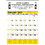 Custom 371 Commercial Planner Wall Calendar - Yellow & Black, Price/each