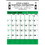 Custom 375 Commercial Planner Wall Calendar - Green & Black, Price/each