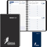 Custom RR5130 Ruled Desk Planner, 1 Day Per Page Wired to Cover