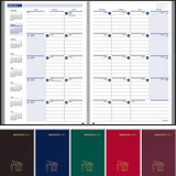 Custom RR8421 Ruled Monthly Format Stitched To Cover Desk Planner