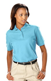Blank Blue Generation BG6500 Ladies' Value Soft Touch Pique Polo