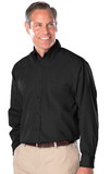 Blank Blue Generation BG7266 Men's Lightweight 5.5 oz. Long Sleeve Easy Care Poplin with Matching Buttons