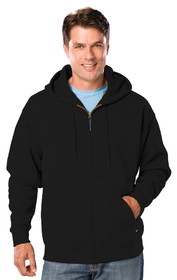Blank Blue Generation BG9302Z Adult 70/30 Combed Ringspun Cotton/Poly Blend Zip Front Hoodies