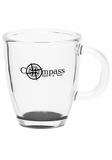 Blank 11.75 oz. London Coffee Mugs, Glass, 4