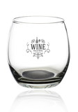 Blank 11.5 oz. Mikonos Stemless Wine Glasses